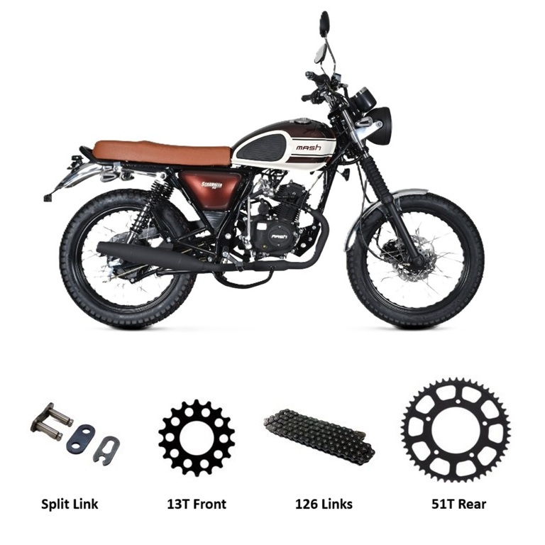 Chain and Sprocket Kit BLACK